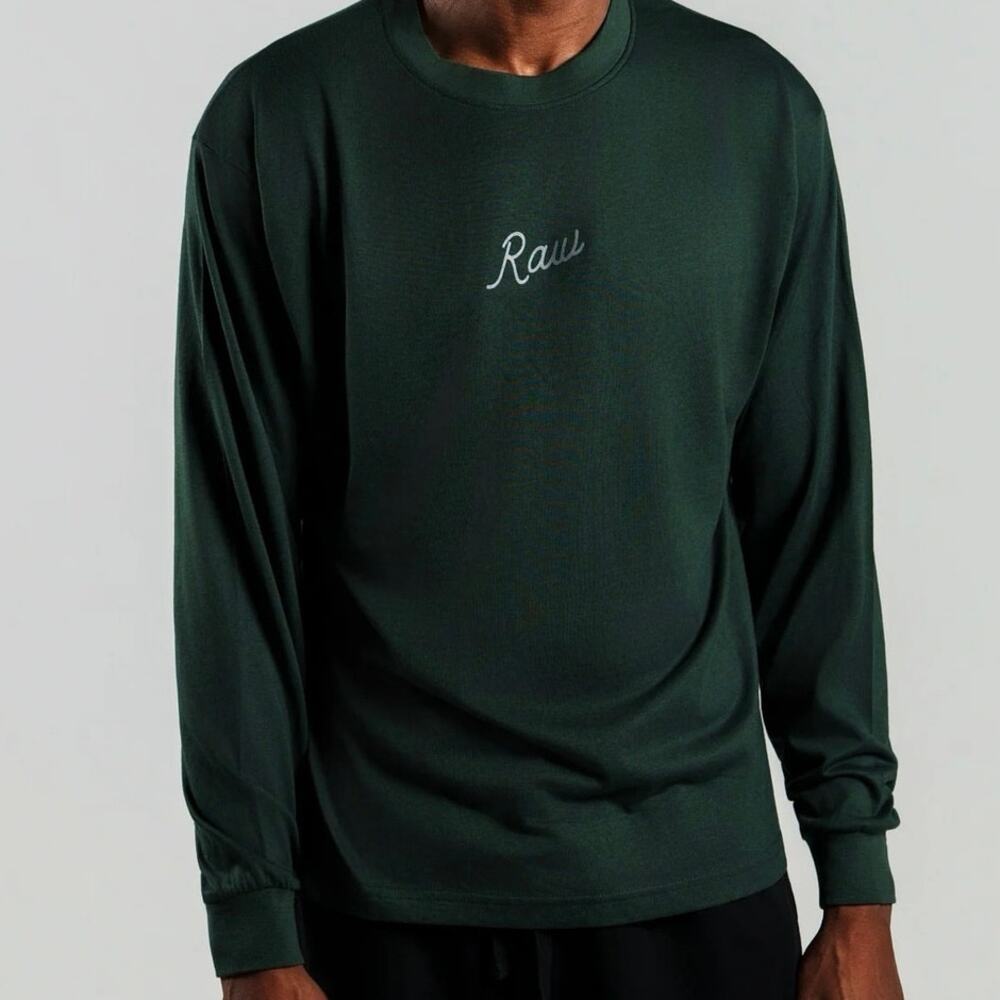 NWT RAW Nutrition Long Sleeve Shirt – Dark Green